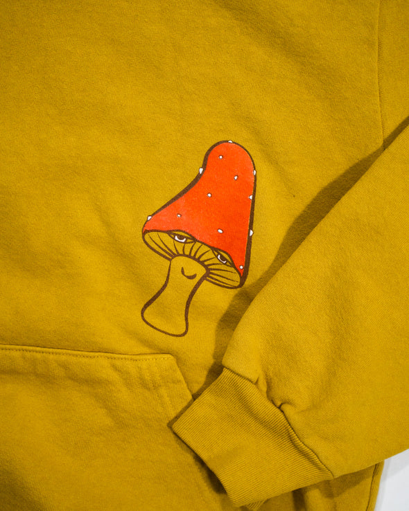 Fungi's & Girls Mustard Hoodie